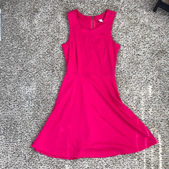 Old Navy Dresses Hot Pink Skater Dress Poshmark